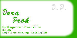 dora prok business card